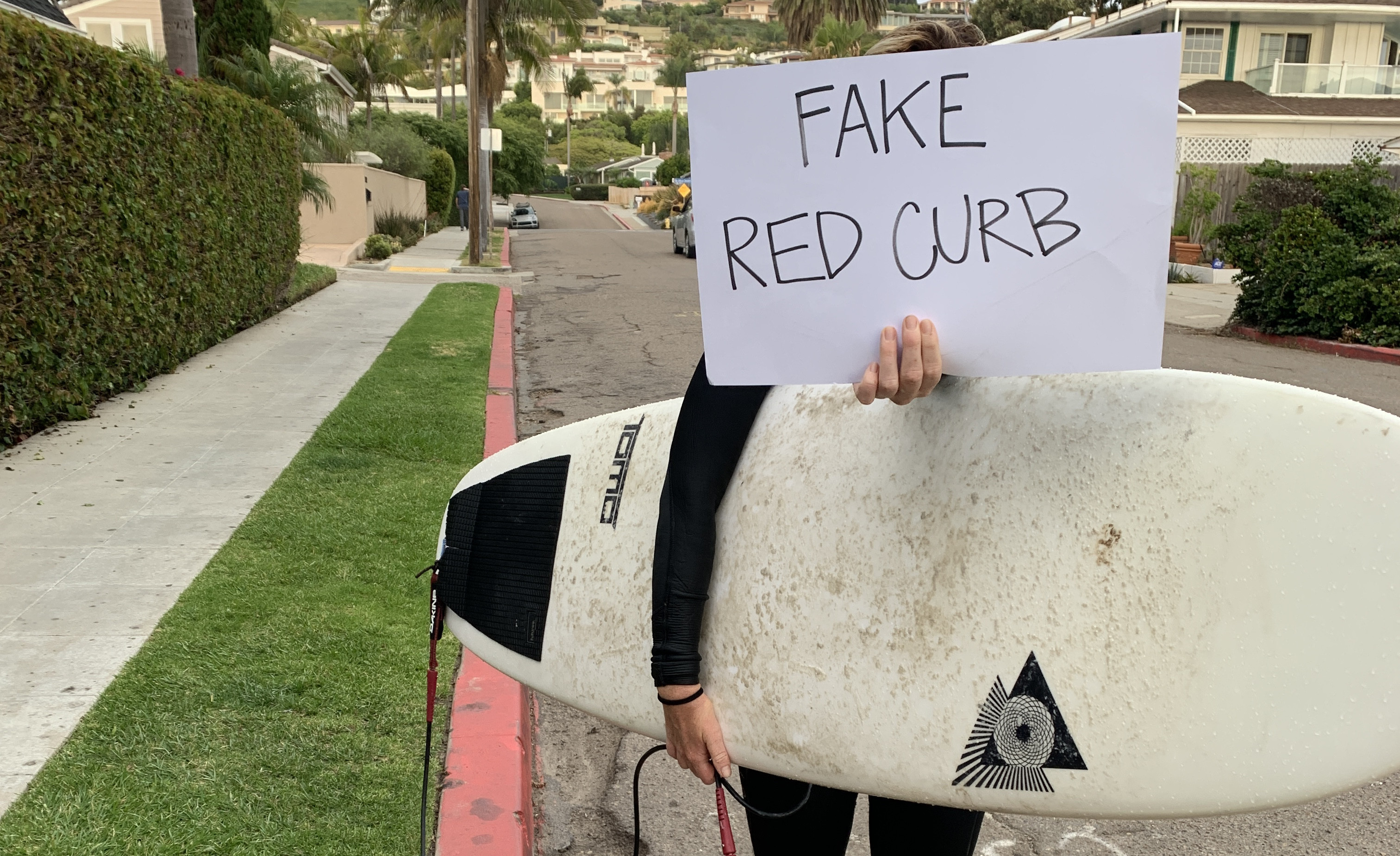 Red Curb Bandit Defeated in San Diego!