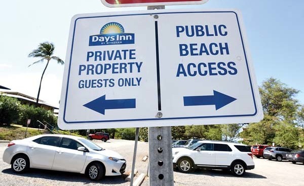 Protect Public Parking at Keawakapu Beach